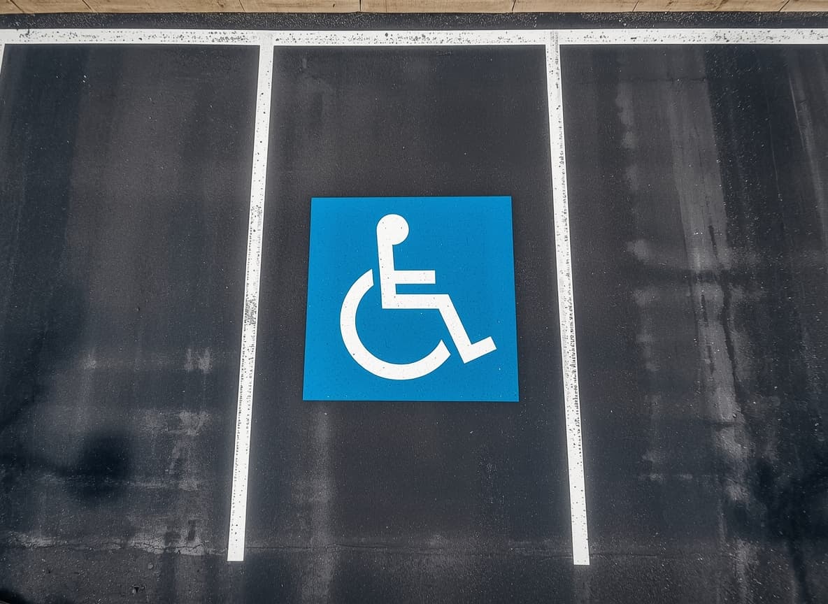 AODA-compliant parking lot markings - Steward Seal Coating